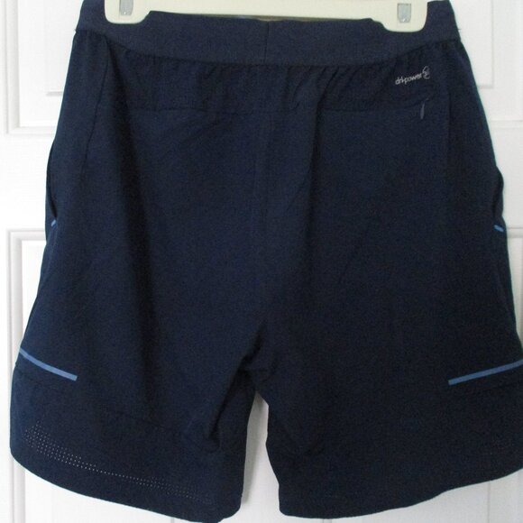 Russell dri-power 360 Mens Drawstring Navy Stretch Gym Short NWOT - 30W-34W or M - Picture 2 of 3